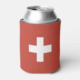 Flag of Switzerland – Schweiz – Suisse – Svizzera Blikjeskoeler