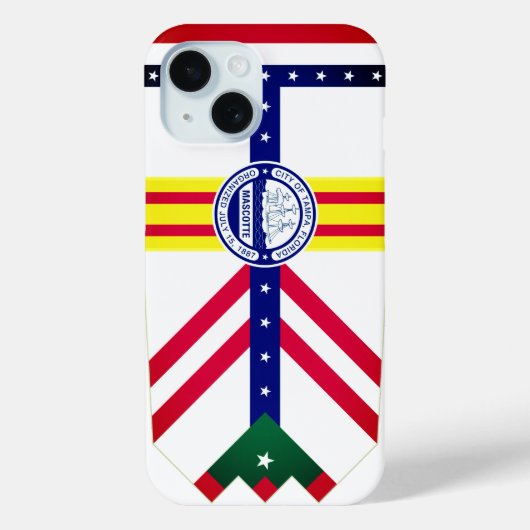 Flag of Tampa, Florida Case-Mate iPhone Case (Achterkant)