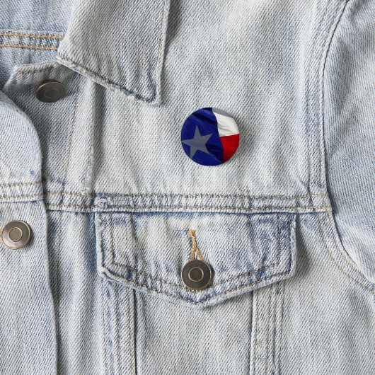 Flag of Texas Pop Art Ronde Button 3,2 Cm (In situ)