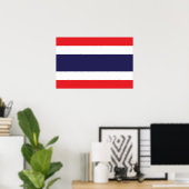 Flag of Thailand Poster (Thuiskantoor)