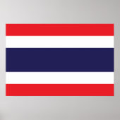 Flag of Thailand Poster (Voorkant)