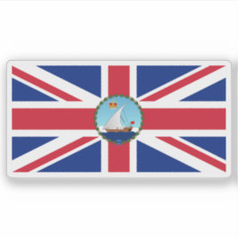 Flag of The British Resident Minister of Zanzibar  Sticker