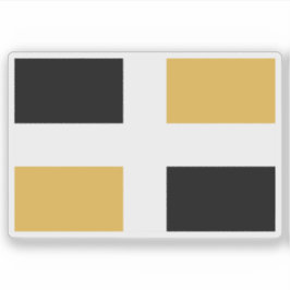 Flag of the city of Lévis, Quebec, Canada Sticker