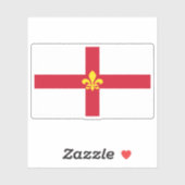 Flag of the city of Lincoln, England Sticker (Vel)