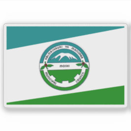 Flag of the city of Moshi, Tanzania Sticker