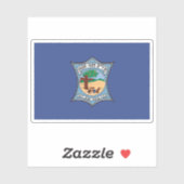 Flag of the city of Petah Tikva, Israel Sticker (Vel)