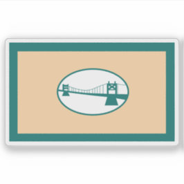 Flag of the city of San Ignacio, Belize Sticker