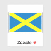 Flag of the city of St Albans, England Sticker (Vel)