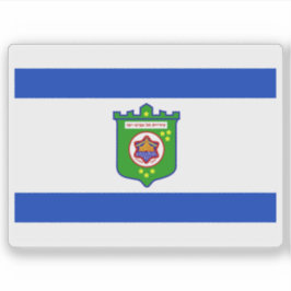 Flag of the city of Tel Aviv, Israel Sticker