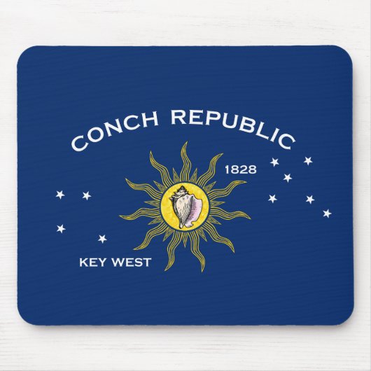 Flag of the Conch Republic, Flag of Key West Muismat (Voorkant)