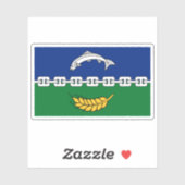 Flag of the county of Berwickshire, Scotland Sticker (Vel)