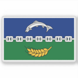 Flag of the county of Berwickshire, Scotland Sticker