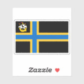 Flag of the county of Caithness, Scotland Sticker (Vel)