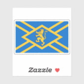Flag of the county of East Lothian, Scotland Sticker (Vel)