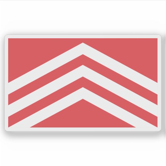 Flag of the county of Glamorgan, Wales Sticker (Voorkant)