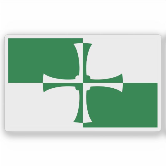 Flag of the county of Kirkcudbrightshire, Scotland Sticker (Voorkant)