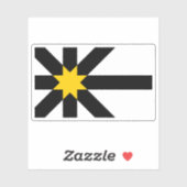 Flag of the county of Sutherland, Scotland Sticker (Vel)