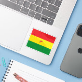 Flag of The Ethiopian Empire (1897-1914), Ethiopia Sticker (Laptop met iPhone)