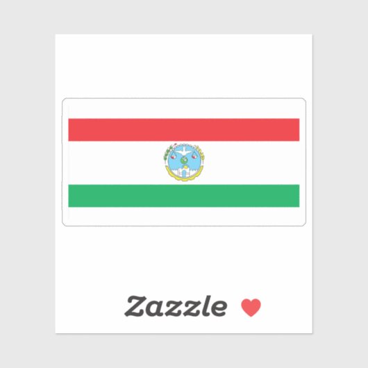 Flag of the Harari Region, Ethiopia Sticker (Vel)