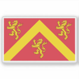 Flag of the island of Anglesey, Wales Sticker