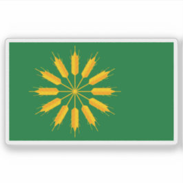 Flag of the island of Tiree, Scotland Sticker