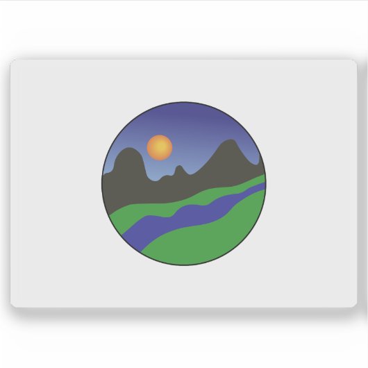 Flag of the Kassala State, Republic of the Sudan Sticker (Voorkant)