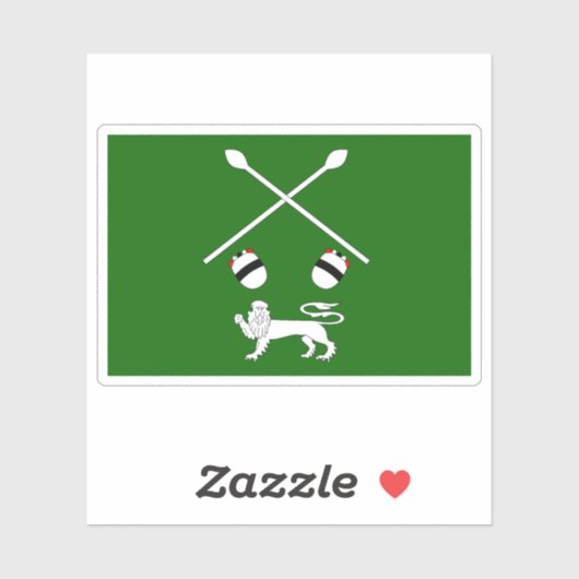 Flag of the Kingdom of Ankole, Uganda Sticker (Vel)