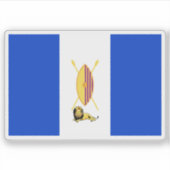Flag of the Kingdom of Buganda, Uganda Sticker (Voorkant)
