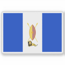Flag of the Kingdom of Buganda, Uganda Sticker