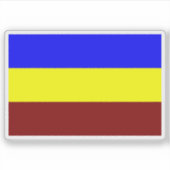 Flag of the Kingdom of Busoga, Uganda Sticker (Voorkant)