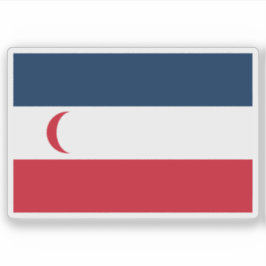 Flag of the Madagascar Protectorate (1885-1896) Sticker