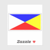 Flag of the Maya People Sticker (Vel)