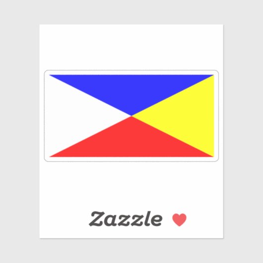 Flag of the Maya People Sticker (Vel)