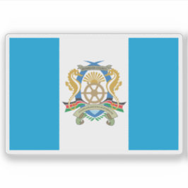Flag of the Mombasa County, the Republic of Kenya Sticker