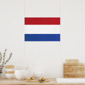 Flag of the Netherlands Poster (Keuken)