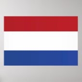 Flag of the Netherlands Poster (Voorkant)