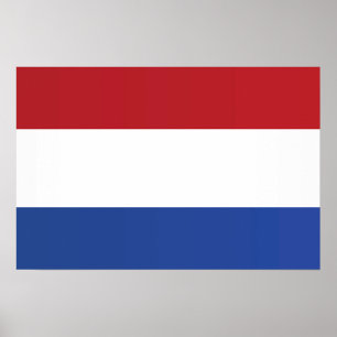 Flag of the Netherlands Poster