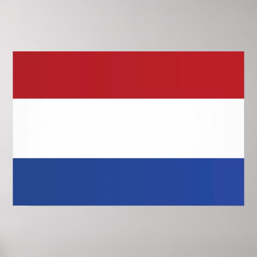 Flag of the Netherlands Poster (Voorkant)