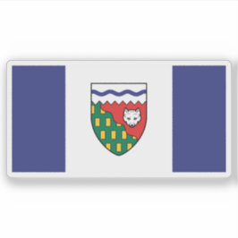 Flag of the Northwest Territories province, Canada Sticker