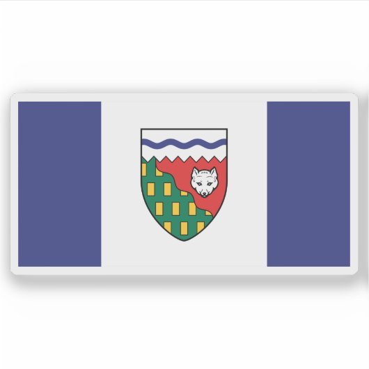 Flag of the Northwest Territories province, Canada Sticker (Voorkant)