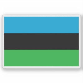 Flag of the People's Republic of Zanzibar (1964) Sticker