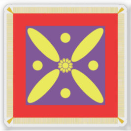 Flag of the Sasanian Empire (Derafsh Kavian), Iran Sticker