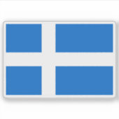 Flag of the Shetland Islands, Scotland Sticker (Voorkant)