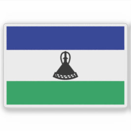 Flag of the Sotho people, Republic of South Africa Sticker