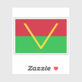 Flag of the South Kasai (1960–1962) Sticker (Vel)