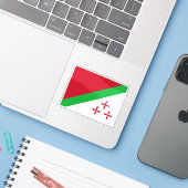 Flag of the State of Katanga (1960–1963), DR Congo Sticker (Laptop met iPhone)