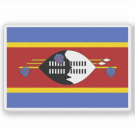 Flag of the Swazi people, Republic of South Africa Sticker