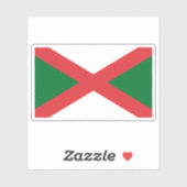 Flag of the town of Bexhill-on-Sea, England Sticker (Vel)