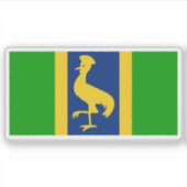 Flag of the Uganda (1962) Sticker (Voorkant)