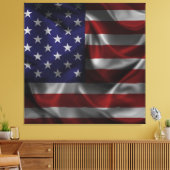 Flag of the United States of America Canvas Afdruk (Insitu (Woonkamer))